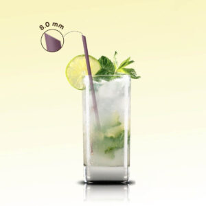 Regular Rice Straws 8mm x 200mm QTY - 110 straws